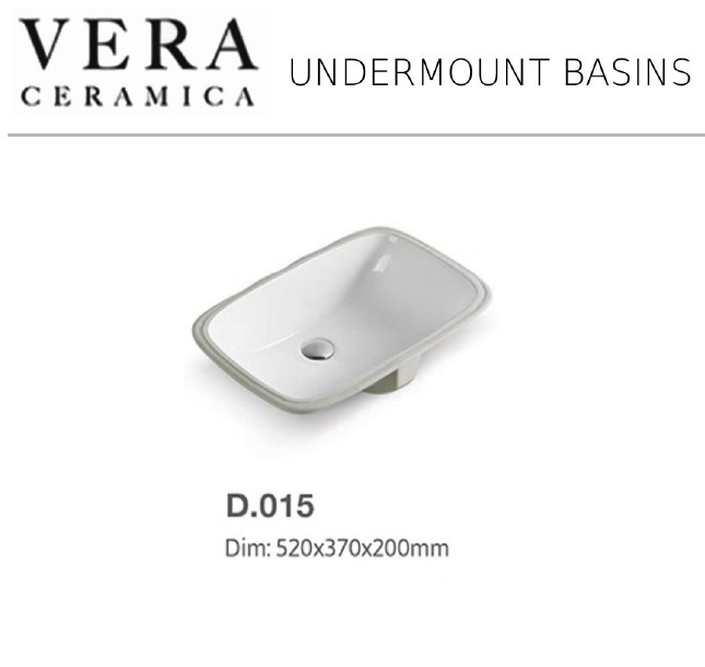 VERA D015 UNDERMOUNT BASIN